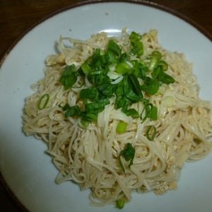 鮭フレークで焼き素麺